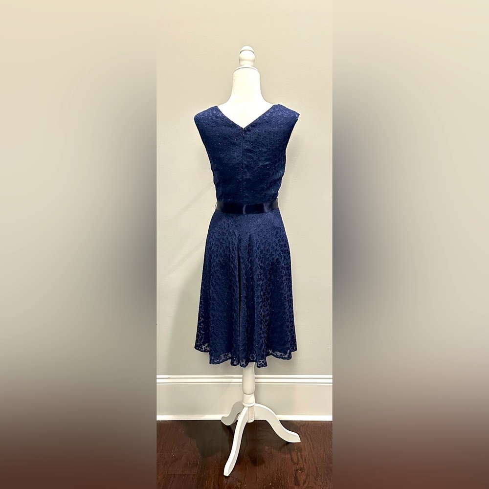 Navy cocktail dress